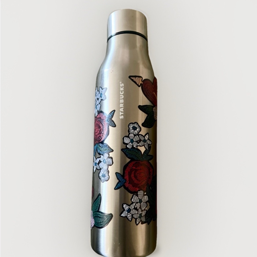 Rare Starbucks LOVE Valentine Stitch 13oz Stainless Steel Tumbler